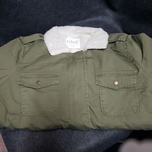 Bloomdales velvet brand army jacket